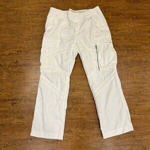 Vintage Polo Ralph Lauren White Surplus Military Utility Cargo Pants Men's 36x30